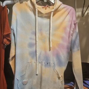 EUC Simply Southern XL juniors hoodie, tie Dye style